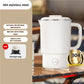 Portable Foldable Travel Electric Kettle 304 Stainless Steel – Compact Boiler (White)