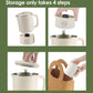 Portable Foldable Travel Electric Kettle 304 Stainless Steel – Compact Boiler (White)
