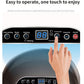 Luxury Automatic Foot Massager - Black Shiatsu Foot and Calf Massager with Adjustable Intensity, Air Compression, and Digital Display