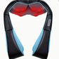 Blue Portable Kneading Neck and Shoulder Massager with Heat - Four-Button Design, USB Charging