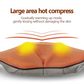 Blue Portable Kneading Neck and Shoulder Massager with Heat - Four-Button Design, USB Charging