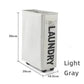 Rolling Laundry Basket with Wheels - 42L Capacity, Light Gray, 39*18.5*58CM