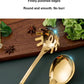 Black Gold Stainless Steel Kitchen Utensil Set - 7-Piece Golden Cooking Tools with Stand