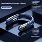 Wearable Neck Fan 2400mAh Digital Display Rechargeable – Blue
