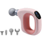 Pink Handheld Massage Gun - Compact and Portable, Adjustable Speed for Muscle Relief