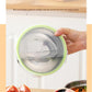 Green 3-Piece 304 Stainless Steel Food Storage Set with Leak-Proof Lids - Round Design for Fridge and Meal Prep