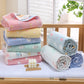 Green Flower, 6-Layer Muslin Baby Blanket - Soft Cotton Bedding for Infants and Toddlers, 110x110cm