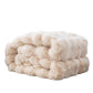Light Blue 130*160cm Plush Toscana Rabbit Hair Throw Blanket - Soft Flannel Fleece for All Seasons, Perfect for Couch & Bed