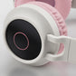 Adorable Cat Ear Wireless Headphones - Bluetooth 5.0, Foldable Design, Glowing RGB LED Lights - Cute Purple Headset