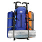 Dark blue 36-55L Outdoor Hiking Backpack - Durable Water Resistant Travel Bag for Trekking, Camping, and Adventure