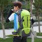 Dark blue 36-55L Outdoor Hiking Backpack - Durable Water Resistant Travel Bag for Trekking, Camping, and Adventure