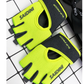 L Chartreuse 2-PCS Women's Half-Finger Fitness Gloves - Anti-Slip Breathable Gloves for Yoga, Spin Bike, and Weight Training