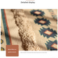 Handwoven Cotton Tassel Floor Rug for Bedroom or Living Room|Soft, Modern Geometric Design,60x90cm