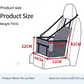 Black Portable Pet Car Seat for Dogs and Cats - Adjustable Car Seat Cover, Pet Travel Car Carrier with Safety Belt