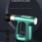 Black Heated Mini Fascia Massage Gun - LCD Display, Muscle Recovery Tool, 32 Adjustable Levels