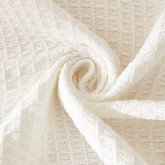 180*180CM Beige Premium Polyester Sofa Throw Blanket, 180x180 cm, Multi-Seasonal Use, Sofa Protector