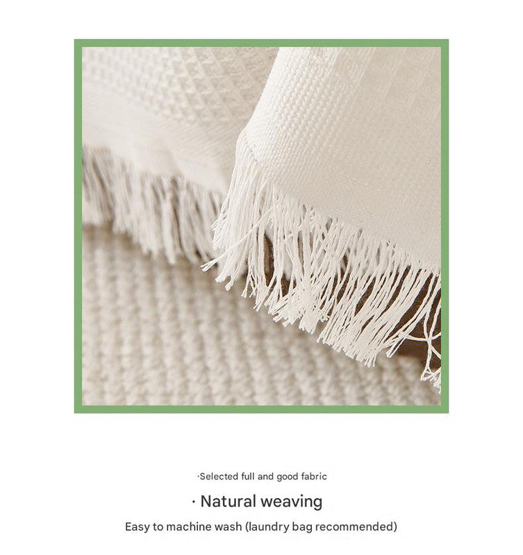 180*260CM Green Premium Polyester Sofa Throw Blanket, Multi-Seasonal Use, Sofa Protector