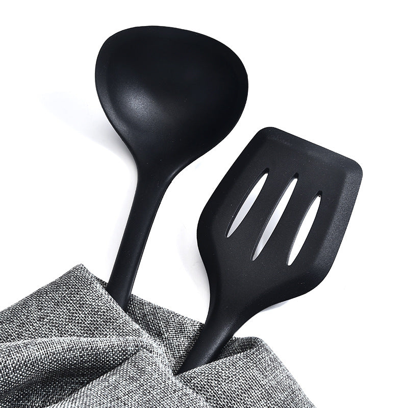 Grey 10-Piece Premium Silicone Kitchen Utensil Set - Heat Resistant, Non-Stick Cookware
