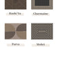 50*80cm Brown Style 1 Geometric Patterns Outdoor Entryway Mat - Non-Slip Welcome Rug for Front Door