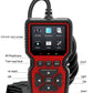 Black and Red OBD2 Scanner Car Diagnostic Tool - Engine Fault Code Reader