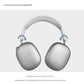 Green Bluetooth Over-Ear Headphones - Mesh Headband, Wireless, Rotatable Earcups