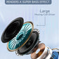 Black Wireless Gaming Headphones with Lights - Foldable Design, 40mm Drivers, Comfortable