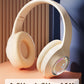 Black Bluetooth 5.2 Headphones - Foldable, Adjustable Headband, TF Card