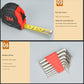 39-Piece Home Tool Kit - Red Carbon Steel Hardware Set