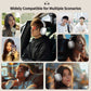 Black Wireless Over-Ear Headphones - Bluetooth 5.3, Knob Control