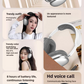 Black Immersive 3D Audio Headphones - Wireless Over-Ear Comfort, Type-C Charging