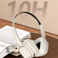 Black Compact Retro Headphones - Wireless Bluetooth, Deep Bass, Immersive Sound