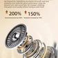 Black Compact Retro Headphones - Wireless Bluetooth, Deep Bass, Immersive Sound
