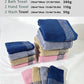 Khaki Luxury Cotton Towel Set - 6-Piece Highly Absorbent Bath & Hand Towels