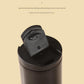 Insulated Coffee Tumbler Set 400ml & 500ml – Stainless Steel One-Touch Lid (Black)