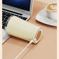 Electric Self-Stirring Mug 420ml USB Rechargeable – Stainless Steel (Yellow)