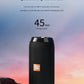 Black Portable Bluetooth Speaker - HiFi 360 Degree Audio Wireless Mini Speaker, Support Hands-free Calling