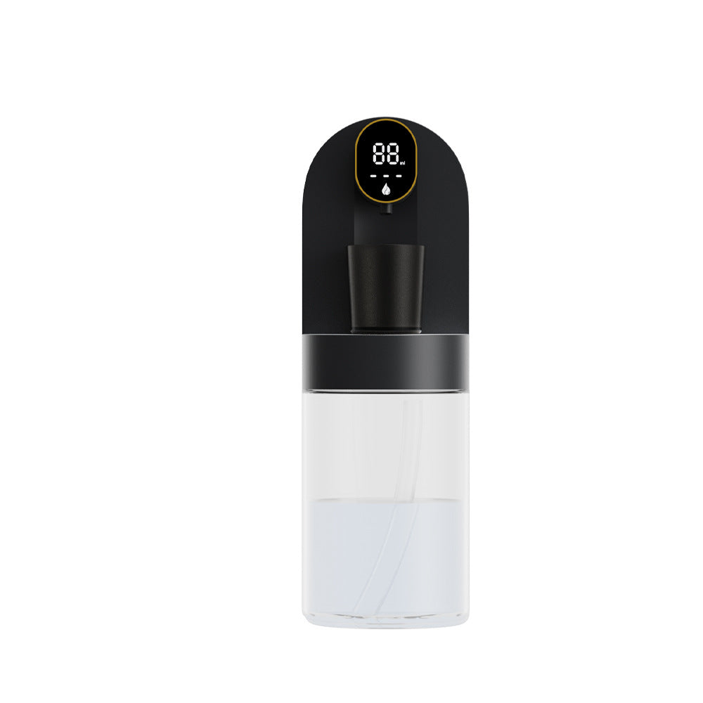 Smart Automatic Mouthwash Dispenser 4-Level LED Display 2000mAh – Black (Freestanding)