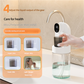 Smart Automatic Mouthwash Dispenser 4-Level LED Display 2000mAh – Black (Freestanding)