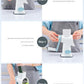 White Rotary Cheese Grater & Vegetable Slicer - Manual Shredder with 3 Interchangeable Drums