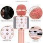 Rose red Bluetooth 5.0 Karaoke Microphone for Family Entertainment