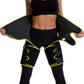Yellow Women's 3-in-1 Body Shaper: Waist Cincher, Thigh Slimmer, Glute Lifter - Workout Gear (Size : L/XL)