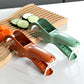 2 pcs (Orange+Green) 5-Blade Fruit & Vegetable Slicer for Crinkle Cuts - Kitchen Gadget