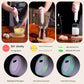 Green USB Rechargeable Milk Frother - 3-Speed Handheld Electric Whisk with Stand