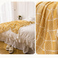 Black and Beige Diamond Pattern Soft Cozy Knit Throw Blanket with Tassels - Geometric Pattern Lightweight Acrylic Blanket for Sofa Couch Bed, 130x150cm