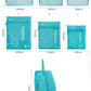 Dark Blue 7-Piece Travel Packing Cubes & Organizer Set - Lightweight Luggage Storage Bags for Clothes, Shoes & Toiletries