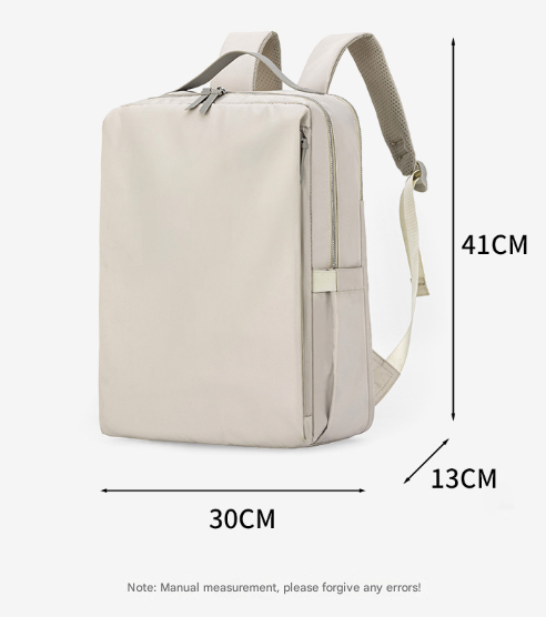 Purple Slim Minimalist Laptop Backpack - Shockproof & Anti-Theft Design, Travel-Friendly with Luggage Strap, Water-Resistant
