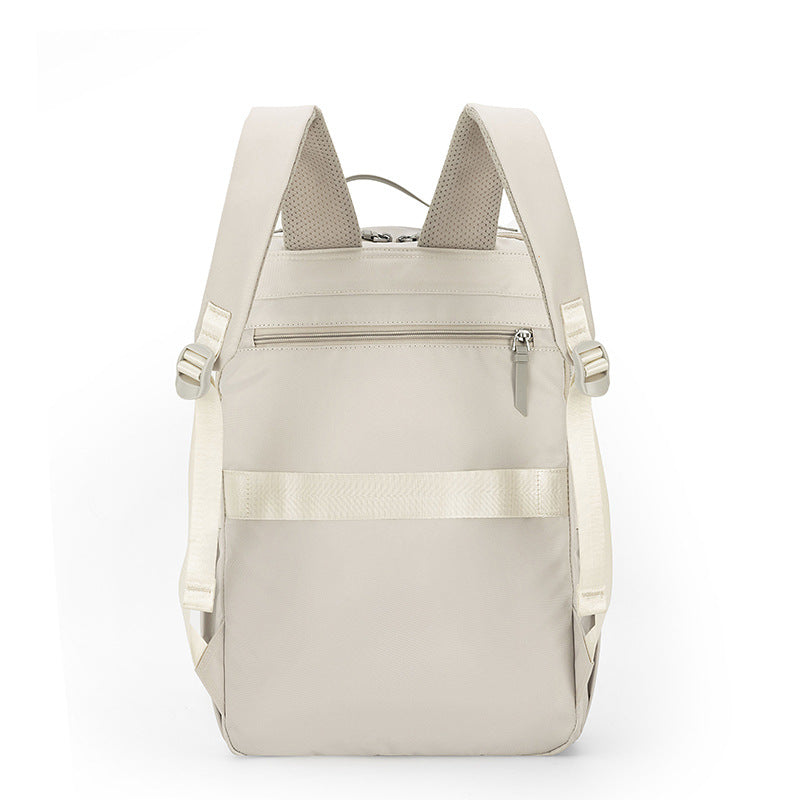Purple Slim Minimalist Laptop Backpack - Shockproof & Anti-Theft Design, Travel-Friendly with Luggage Strap, Water-Resistant
