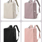 Black Slim Minimalist Laptop Backpack - Shockproof & Anti-Theft Design, Travel-Friendly with Luggage Strap, Water-Resistant