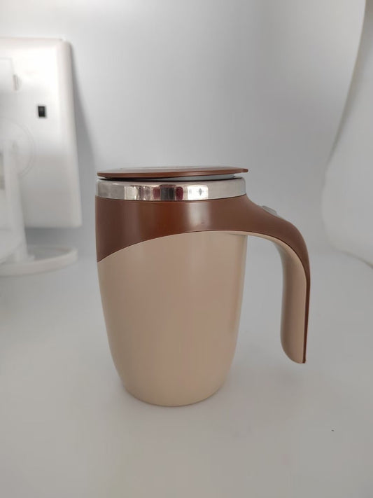 Electric Self-Stirring Coffee Mug 320ml – USB Rechargeable Magnetic Mixing Cup (Black)