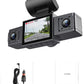 3-Inch HD 1080P Dash Cam - Front, Rear, and Left Recording, 19x12x8cm